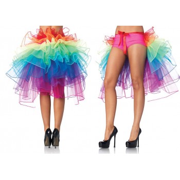 Rainbow Bustle Skirt ADULT HIRE